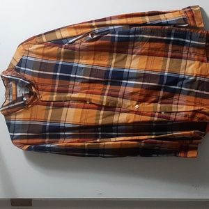 SUN RIVER CLOTHING SHIRT LG FLANNEL SHIRT LONG SLEEVE